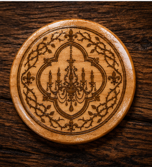 Gothic Chandelier Coaster